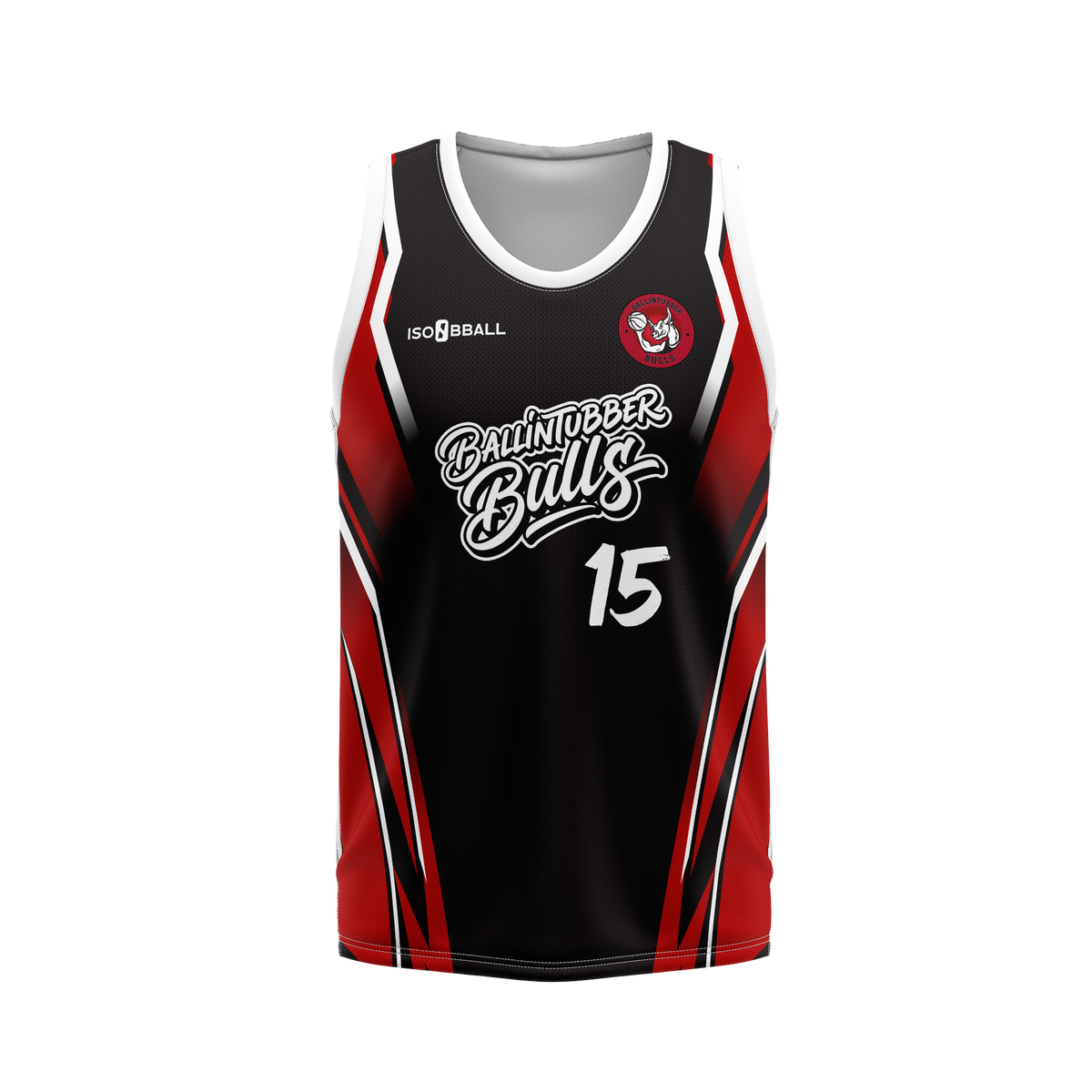 Ballintubber Bulls Training Jersey Black