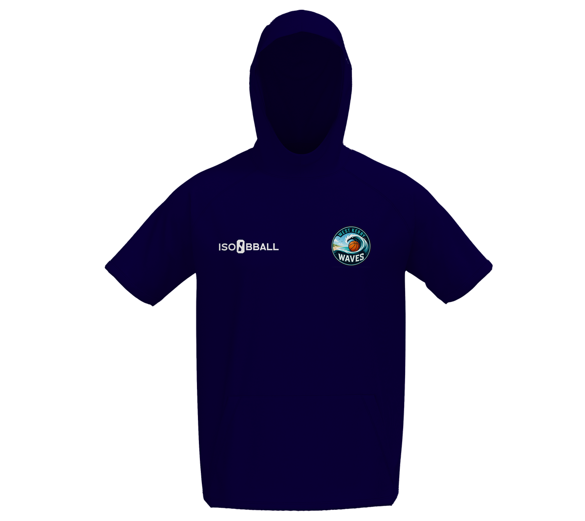 West Kerry Waves Short Sleeve Hoodie