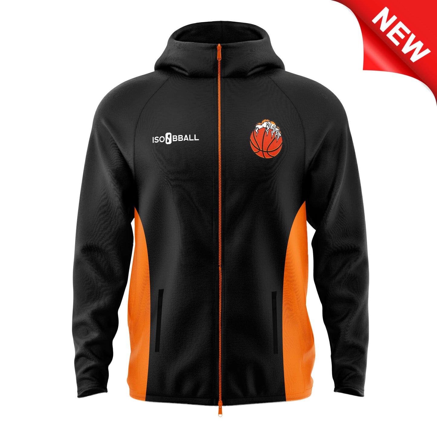 UU Tigers Full ZIp Snood Hoodie