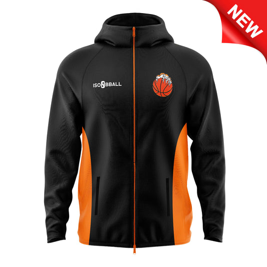 UU Tigers Full ZIp Snood Hoodie